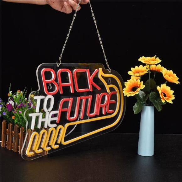 Back To The Future LED Neon Sign Light Wall Decor Movie Man Cave Poster Novelty - Picture 4 of 7